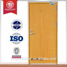 BS puerta de fuego de madera estándar ignífugo 30-120min puerta fuego de madera nominal puerta